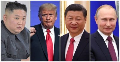 Trump nói Putin, Tập Cận Bình, Kim Jong Un là ‘kỳ thủ thế giới’
