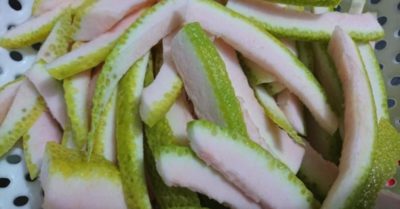 Mứt vỏ bưởi – món ngon nhiều công dụng