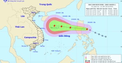 Tối nay, bão mạnh cấp 8 lao vào Biển Đông
