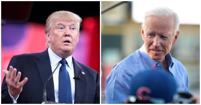 Tổng thống Mỹ Donald Trump; Cựu Phó Tổng thống Joe Biden