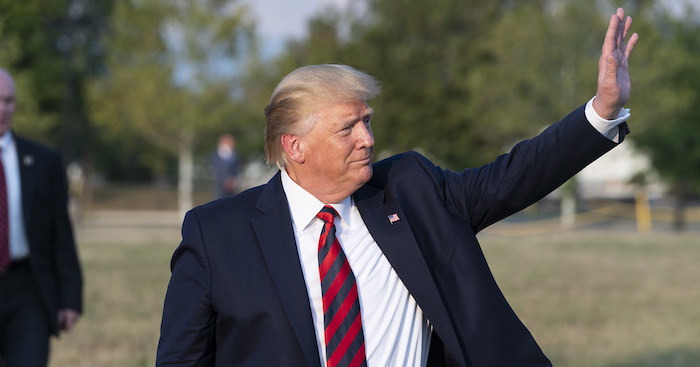 Tổng thống Mỹ Donald J. Trump tại Khu hạ cánh Port Covington ở Baltimore, ngày 12/9/2019