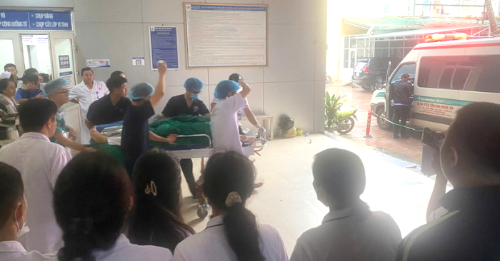 Người đàn ông đâm nhiều người tại Bệnh viện Sản Nhi Nghệ An